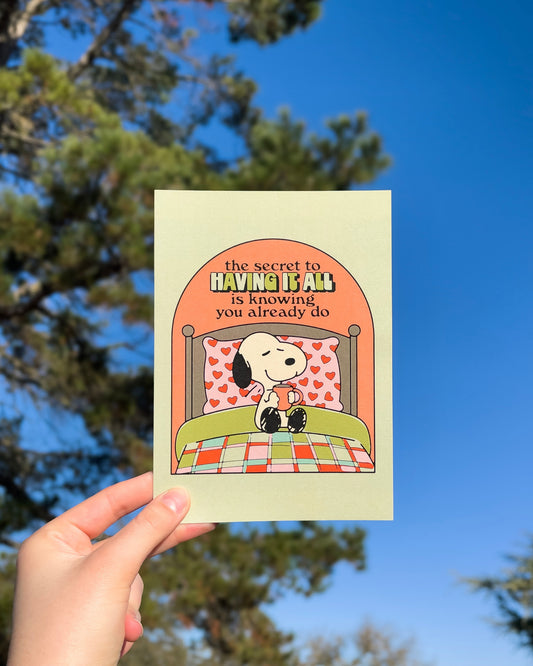 The Secret 5x7 Art Print