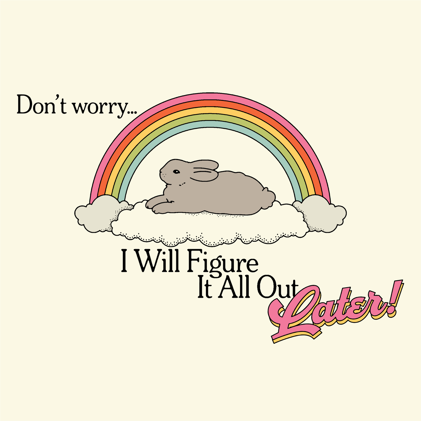 lazy bunny desktop wallpaper