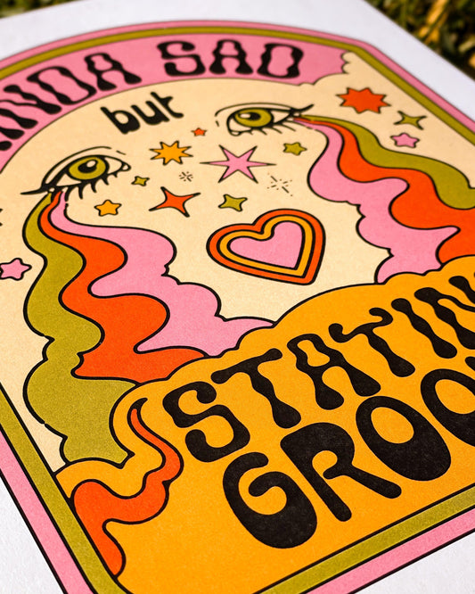 Staying Groovy 8.5x11 Art Print - Exquisite Paradox