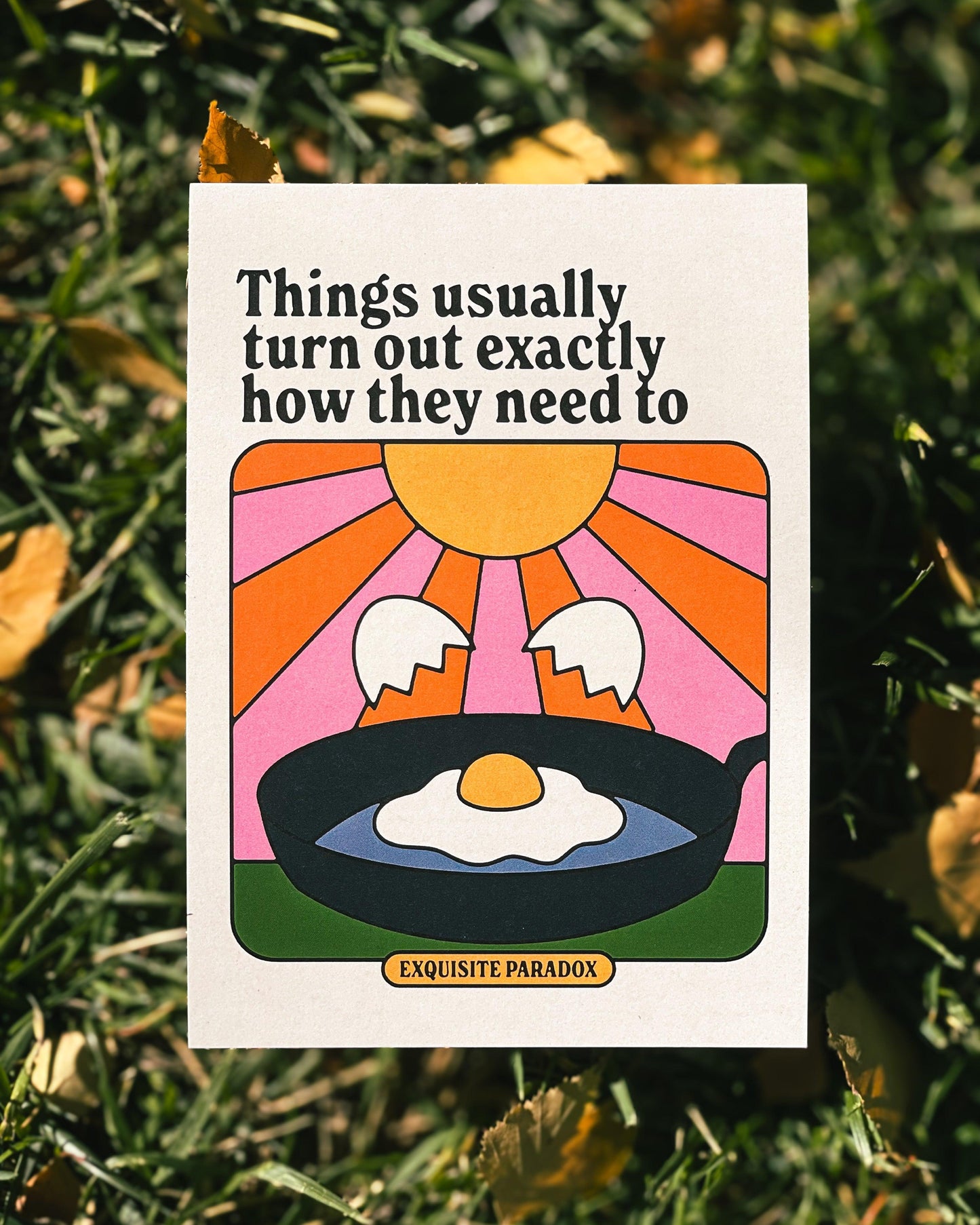 Sunny Side Up 5x7 Art Print - Exquisite Paradox