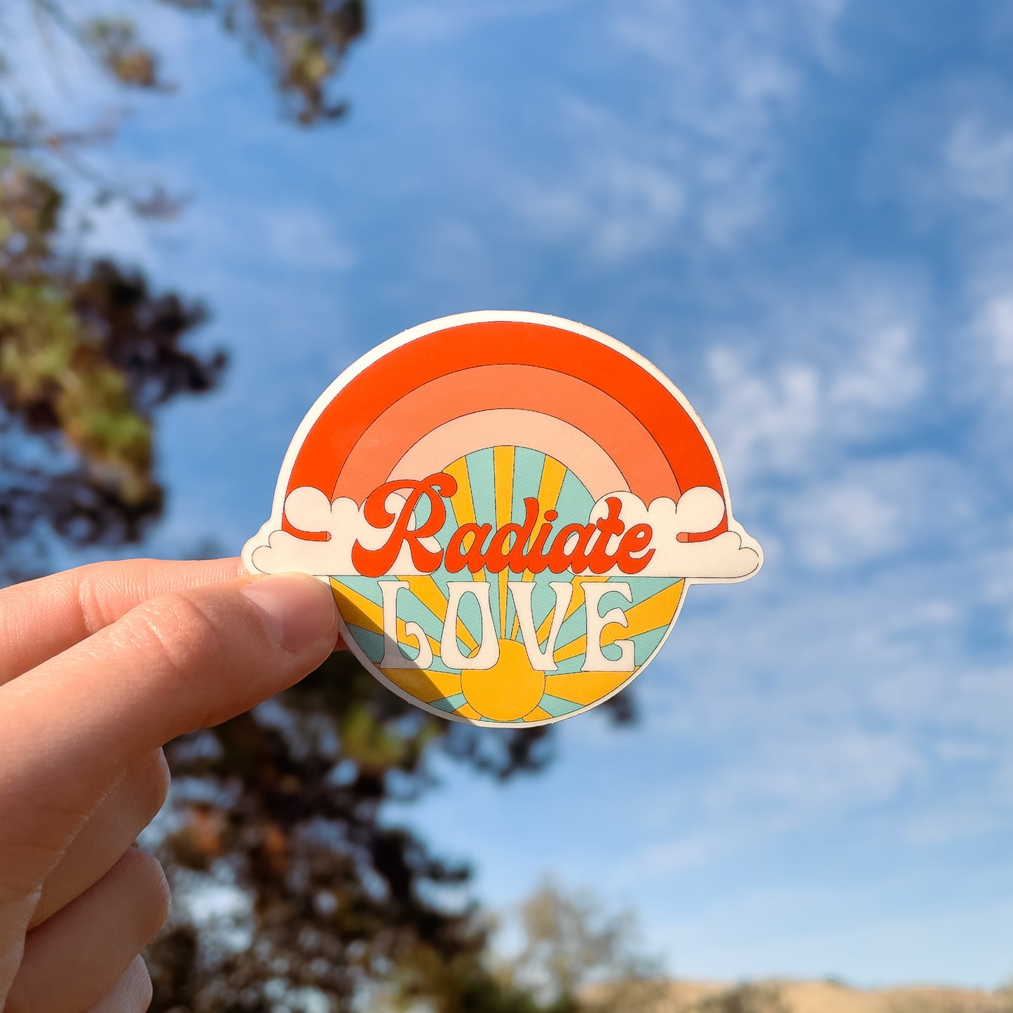 Radiate Love Sticker