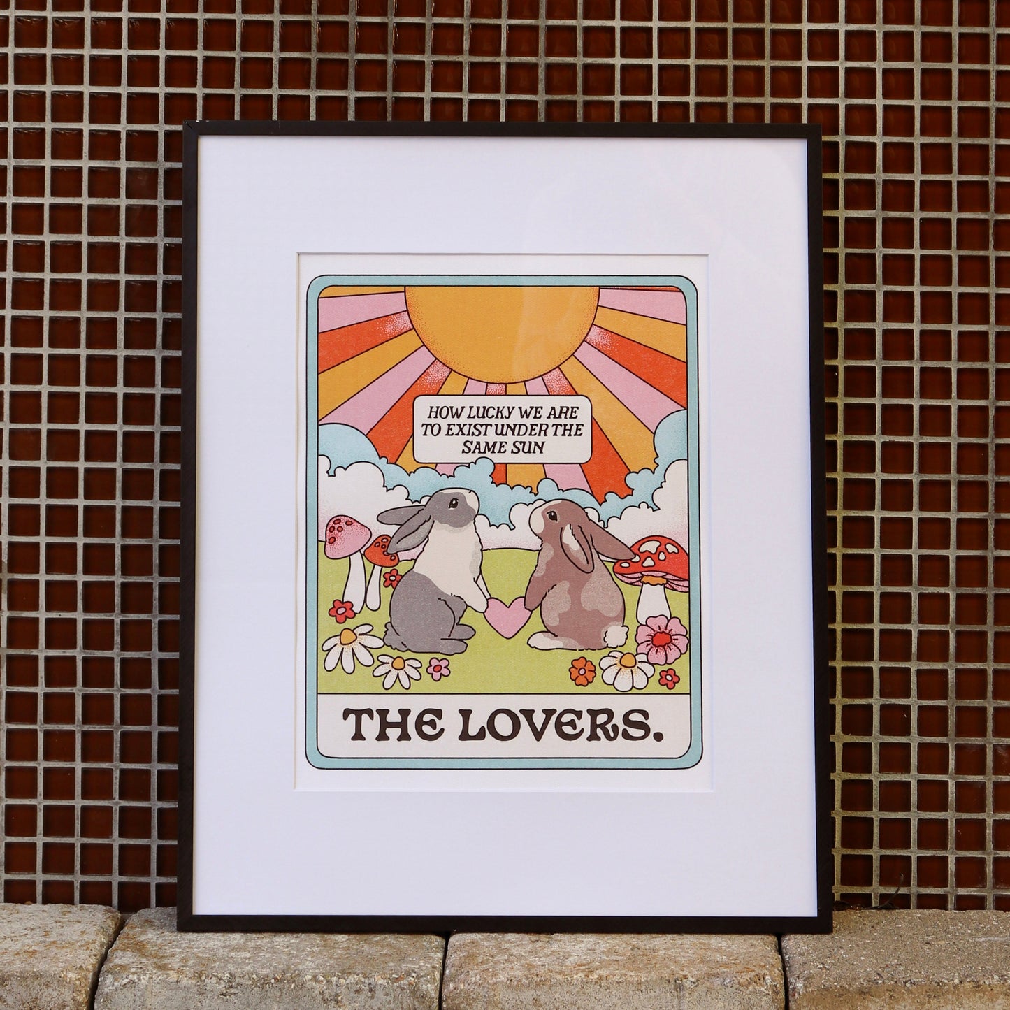 the lovers card 11"x14" art print