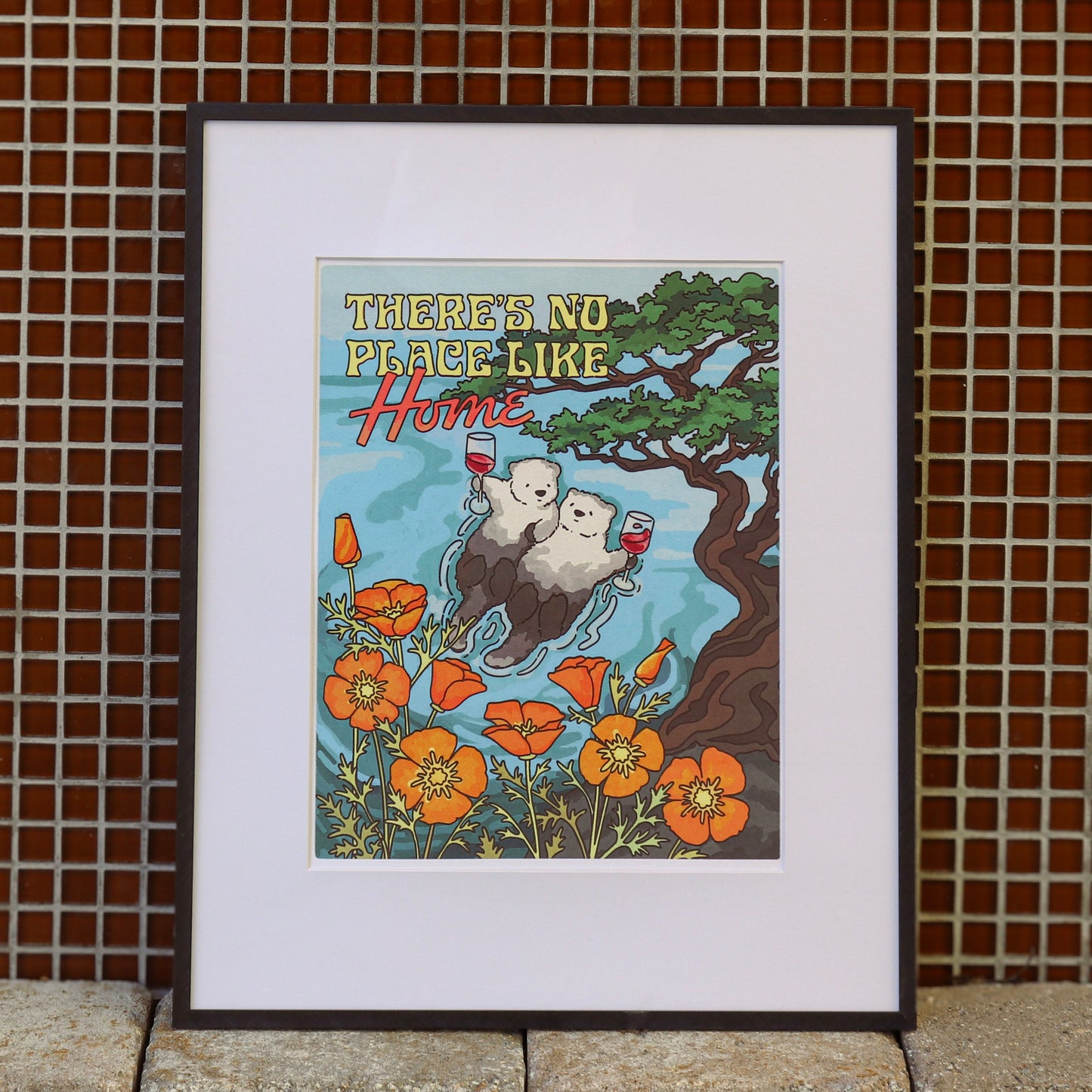 no place like home 11"x14" art print
