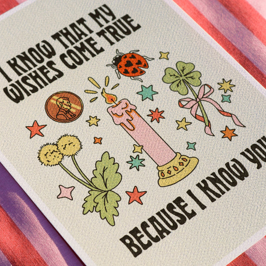 my wishes come true mini print