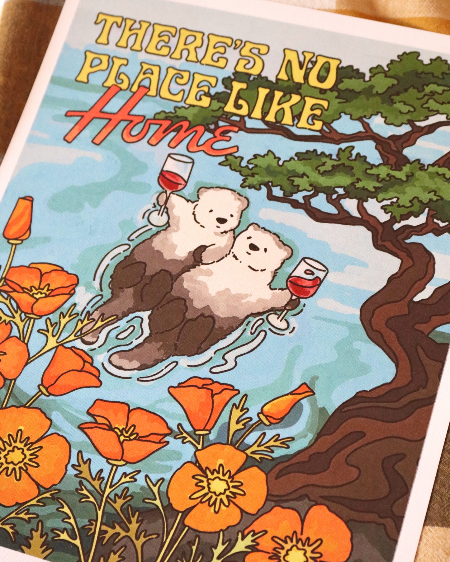no place like home 11"x14" art print