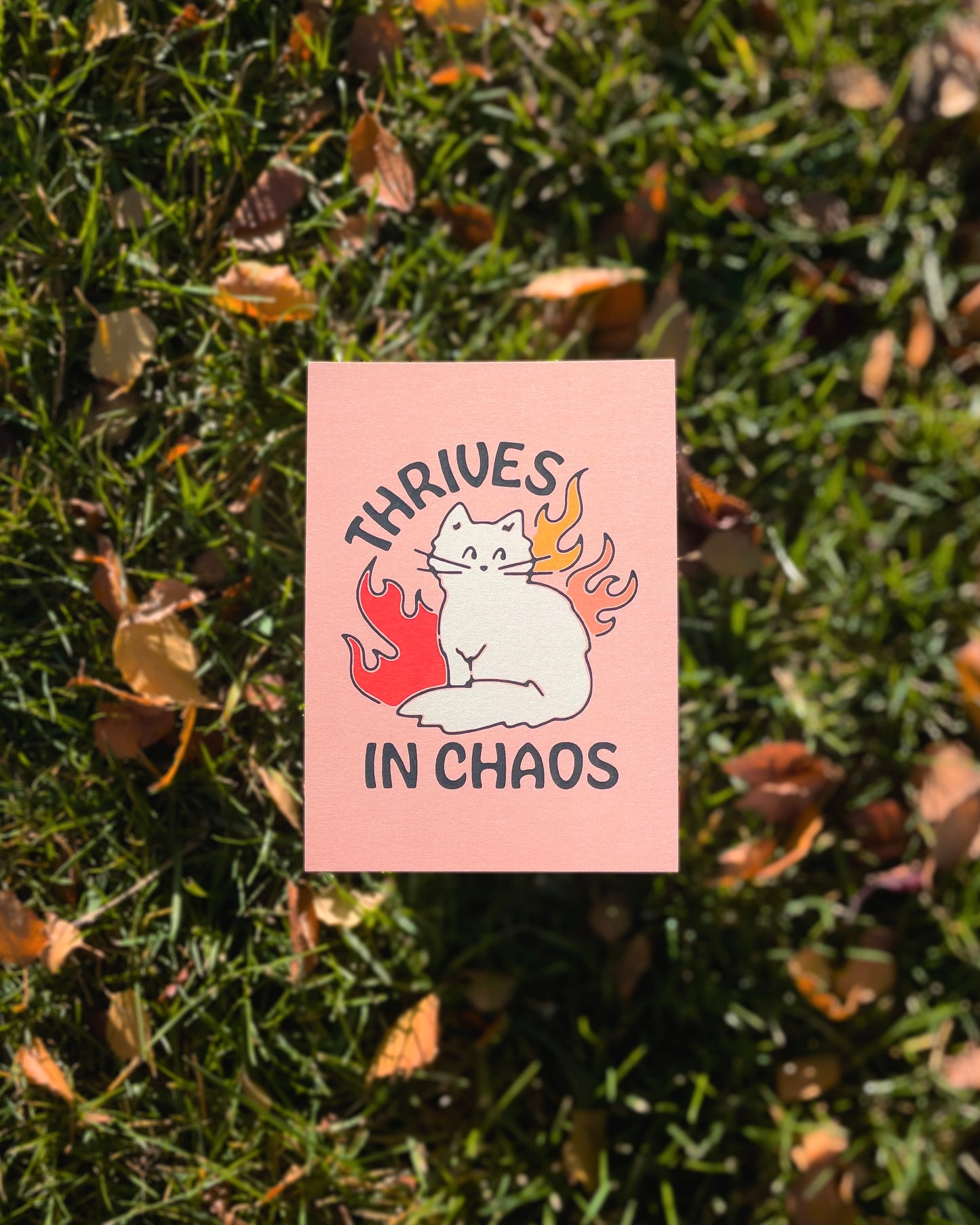 Thrives In Chaos 5x7 Art Print