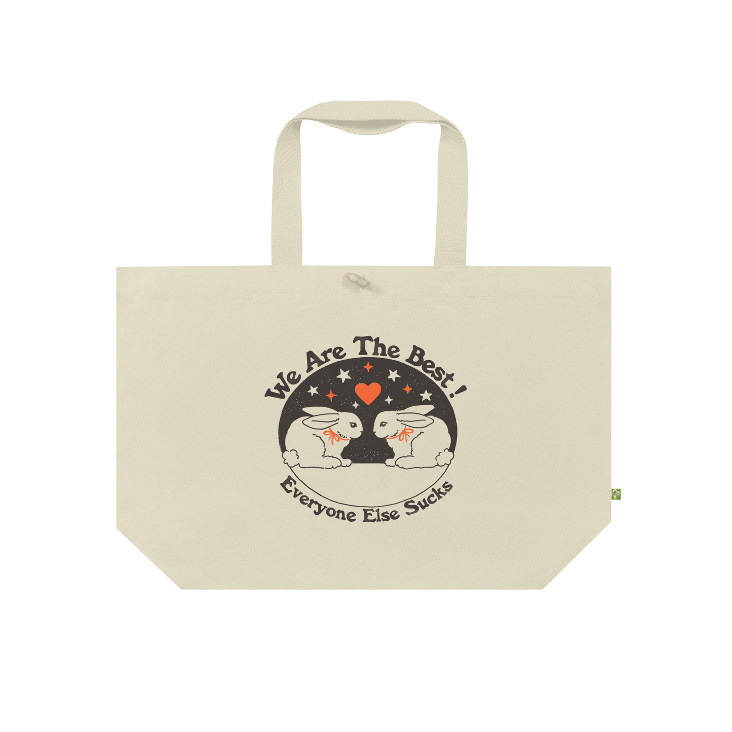 we are the best - organic cotton tote bag