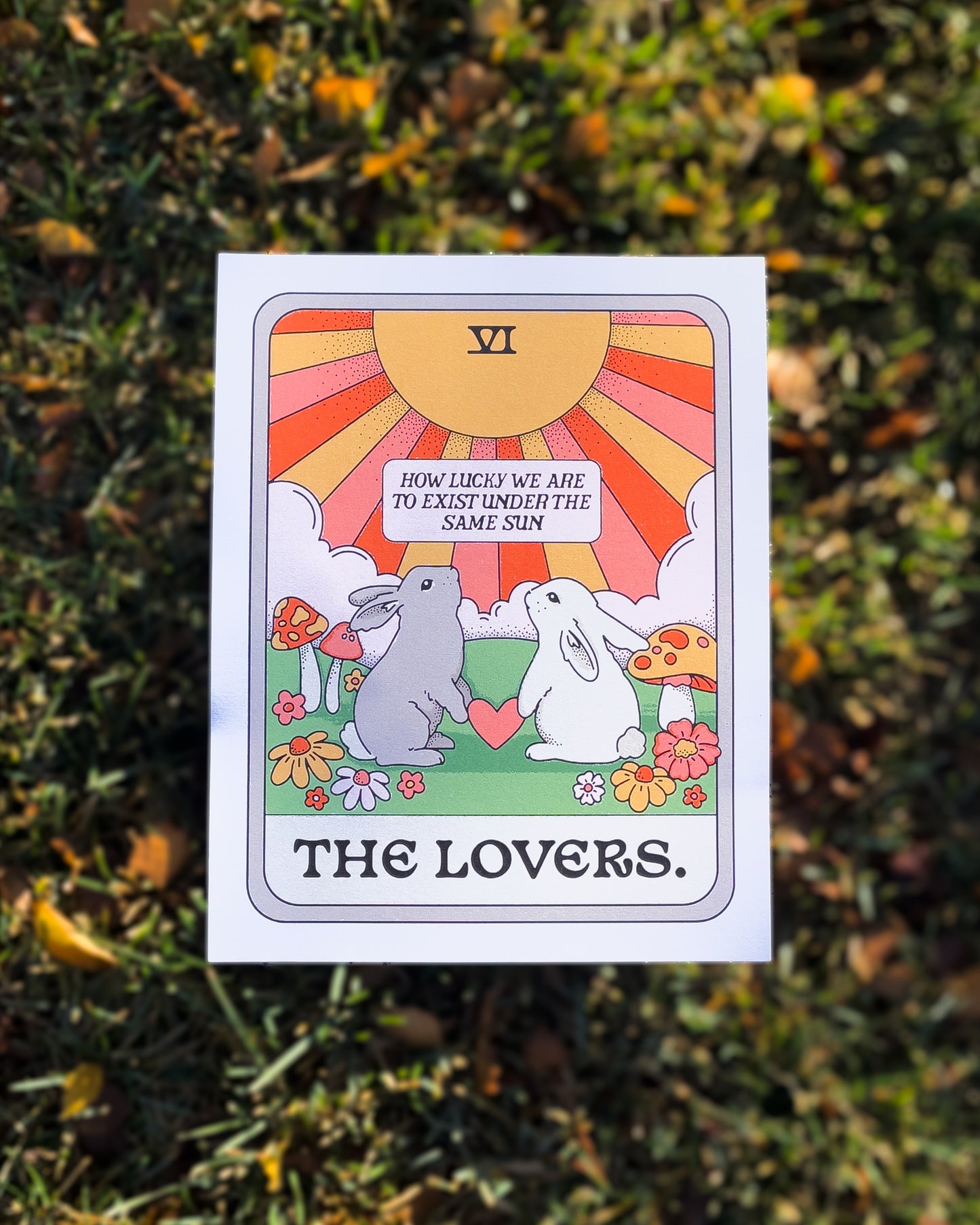 The Lovers Card 11x14 Art Print