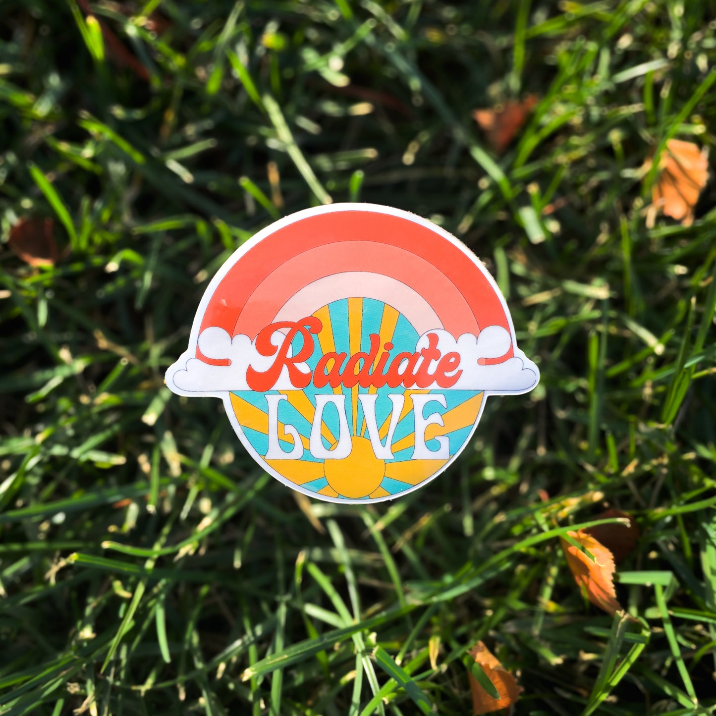 Radiate Love Sticker