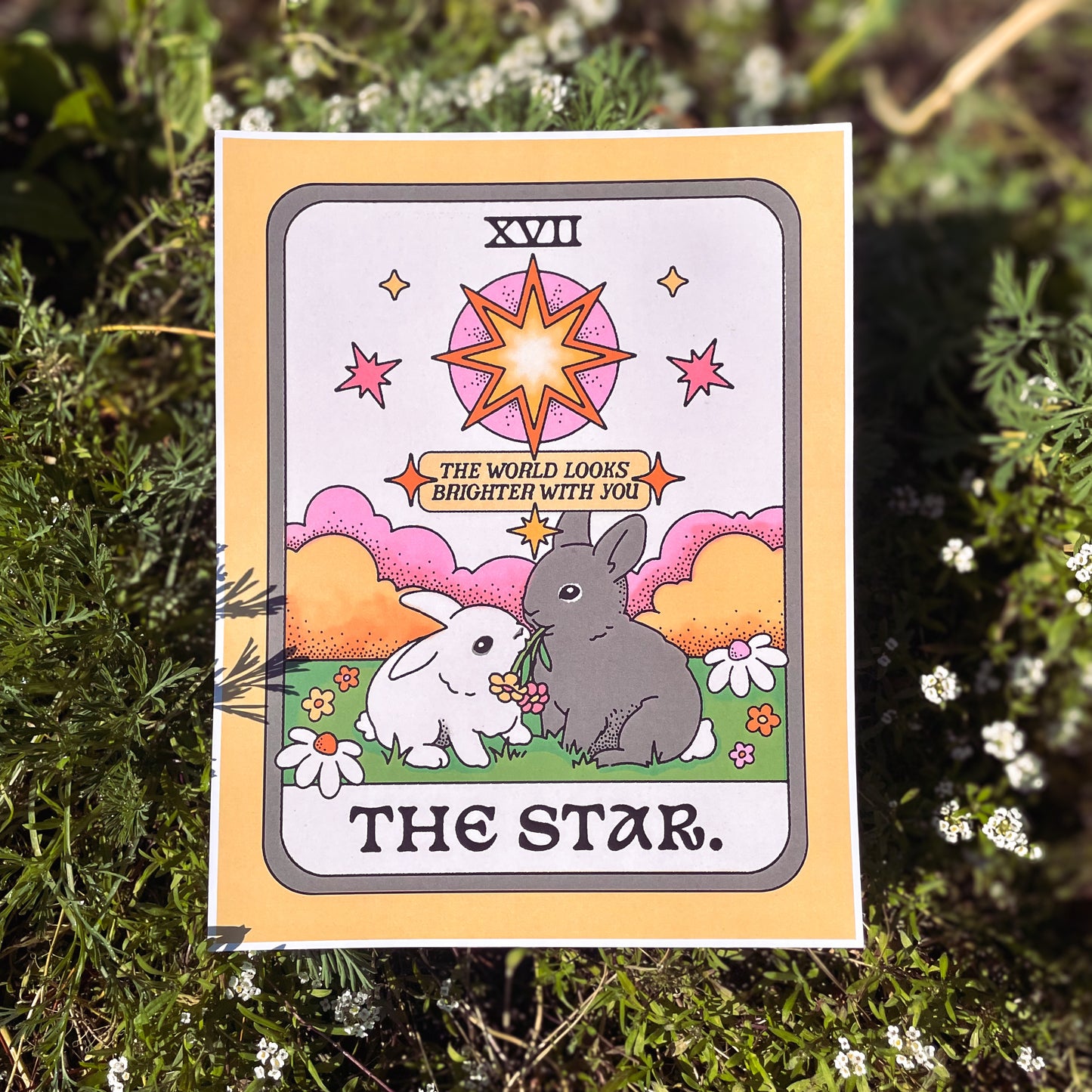 The Star Bunny Tarot 11"x14" Art Print