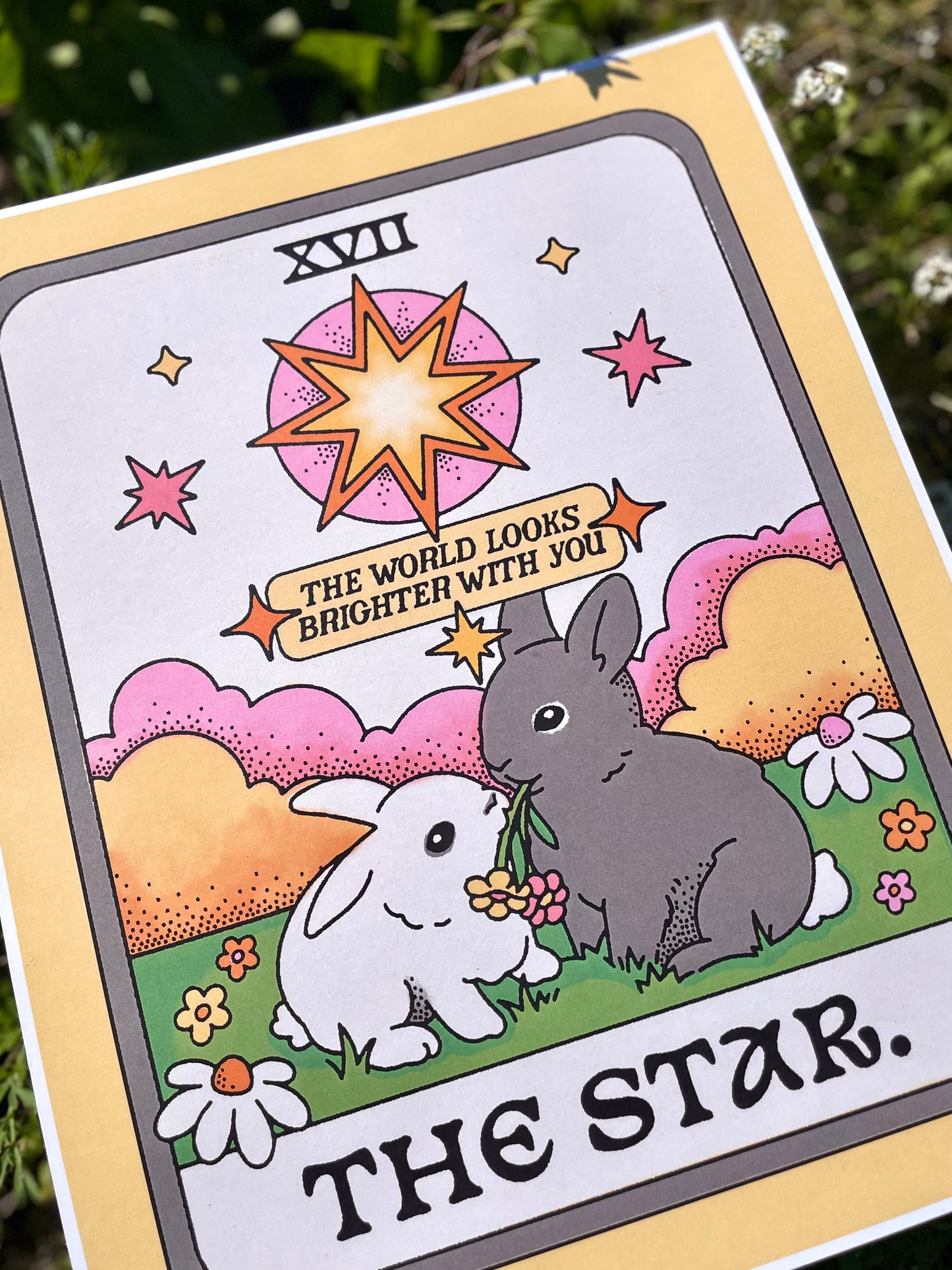 The Star Bunny Tarot 11"x14" Art Print