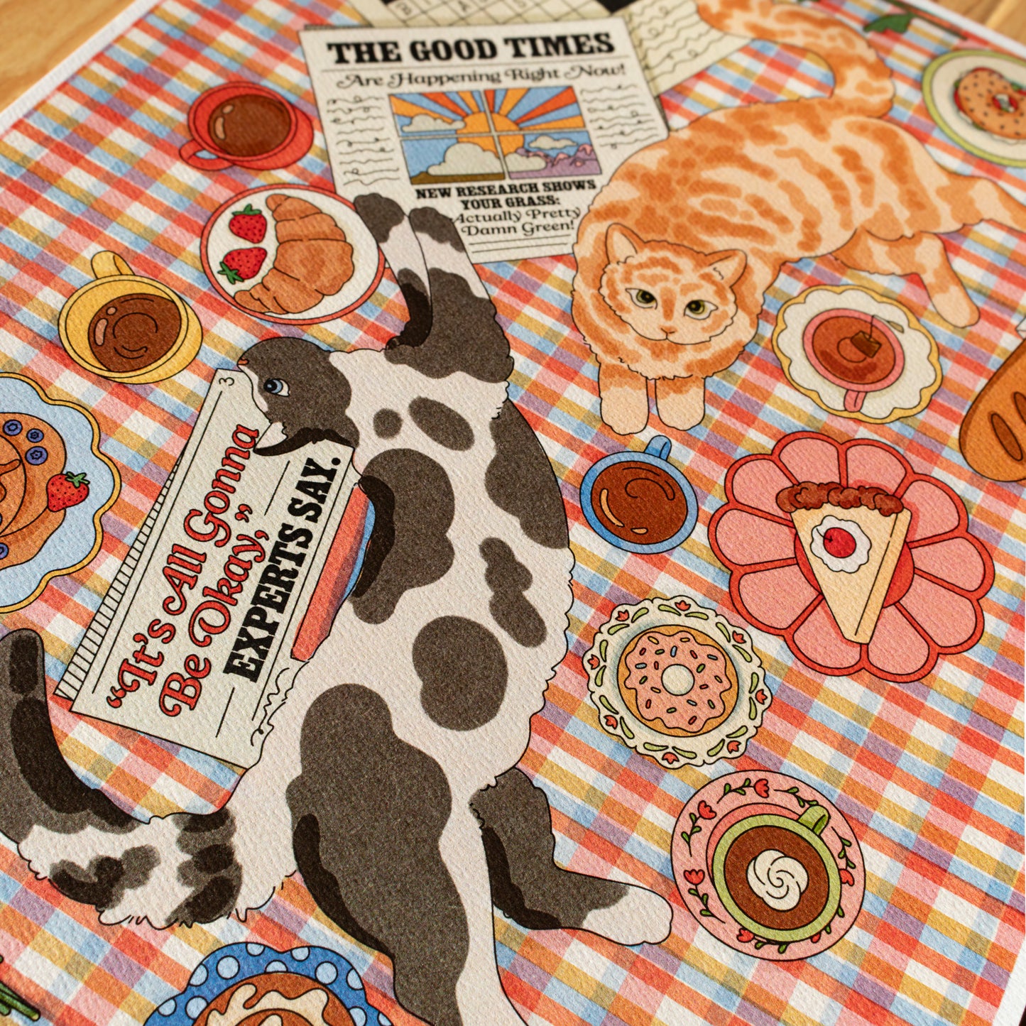 Cats At Breakfast
