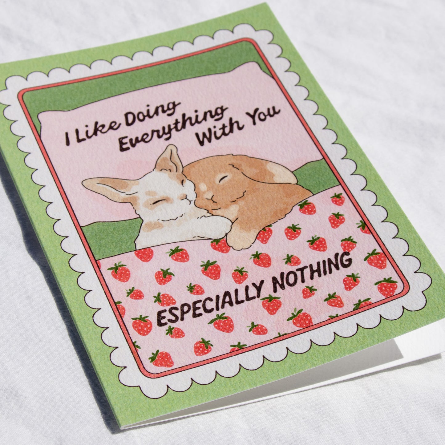I Like Doing Nothing With You Greeting Card
