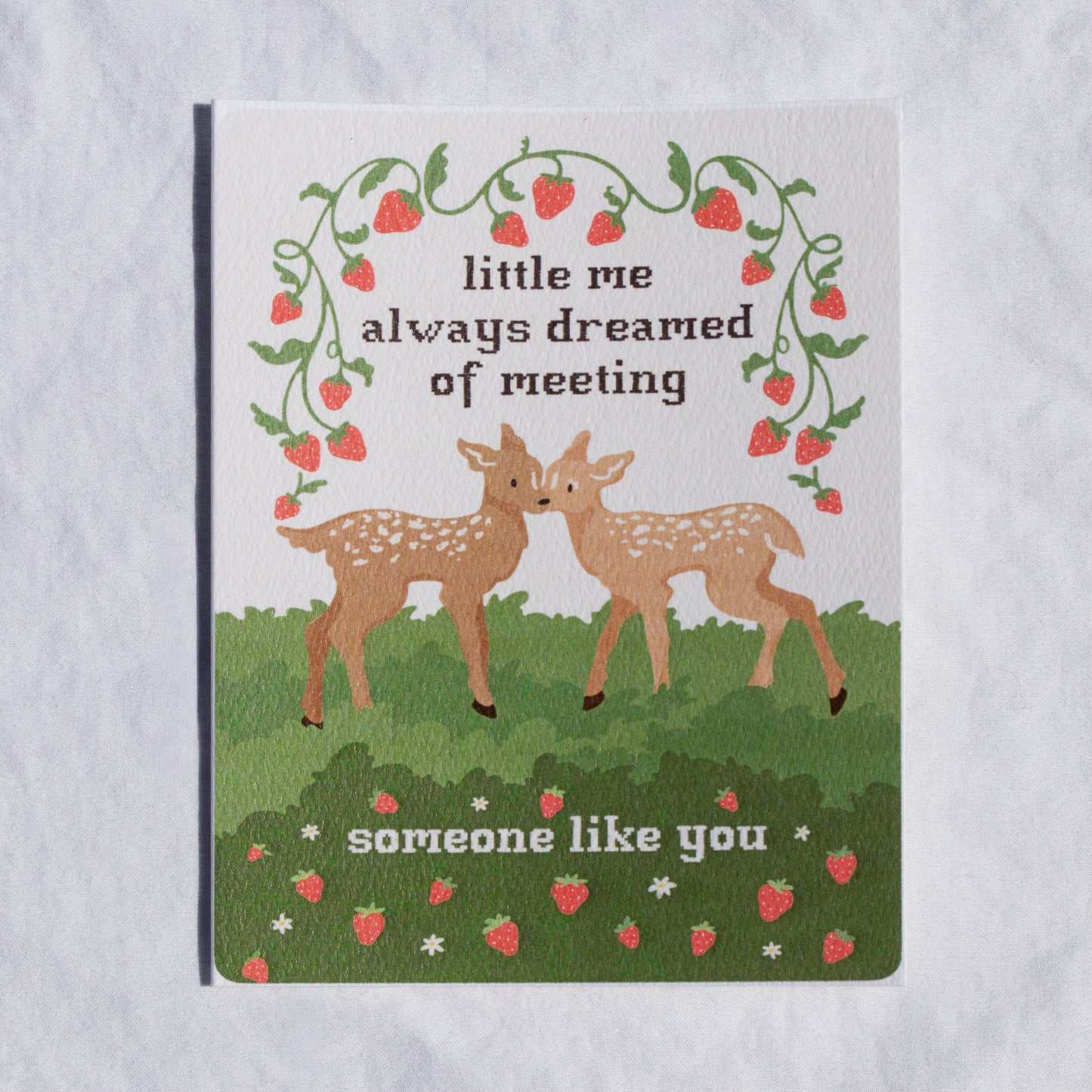 Meeting Someone Like You Greeting Card