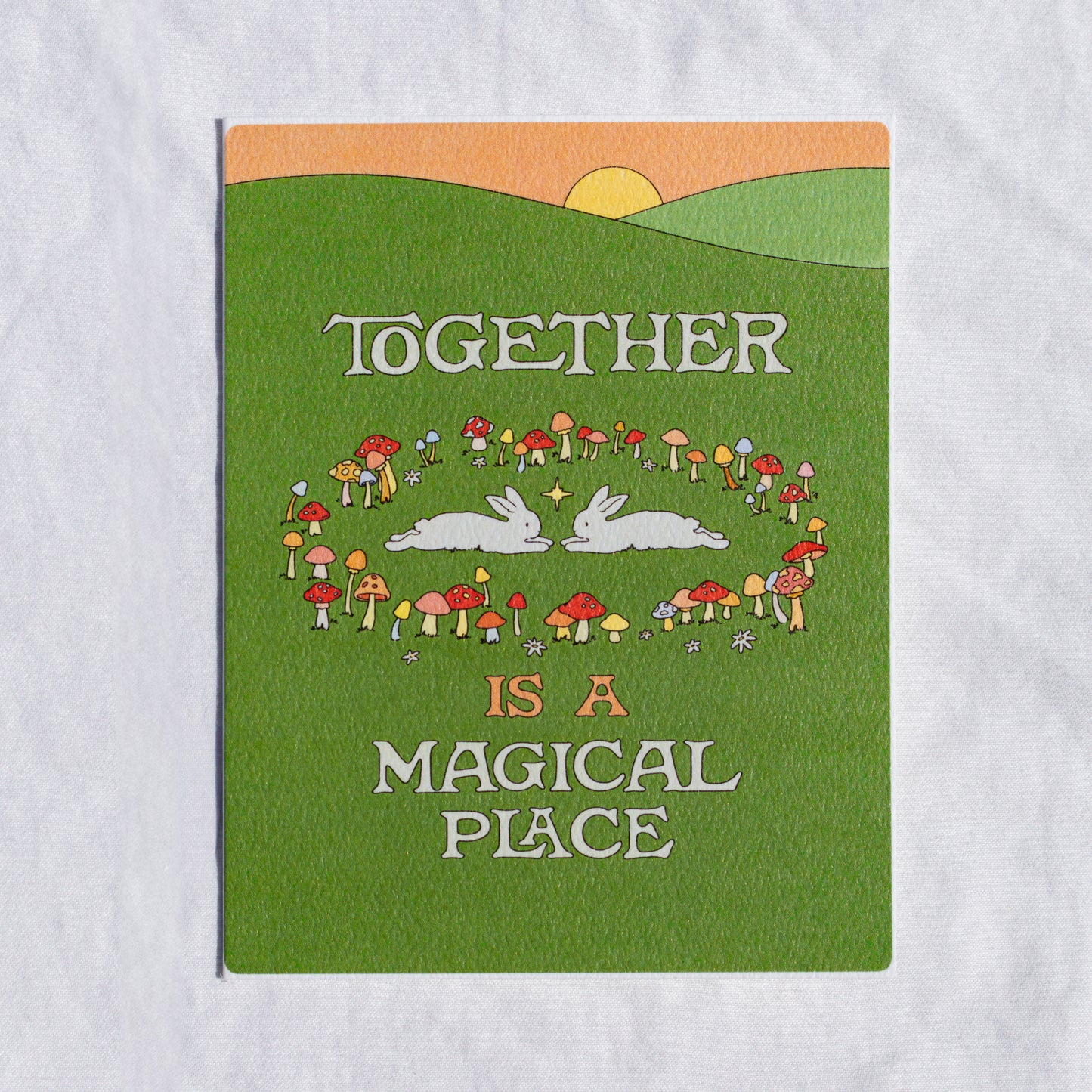 Together Is A Magical Place Greeting Card