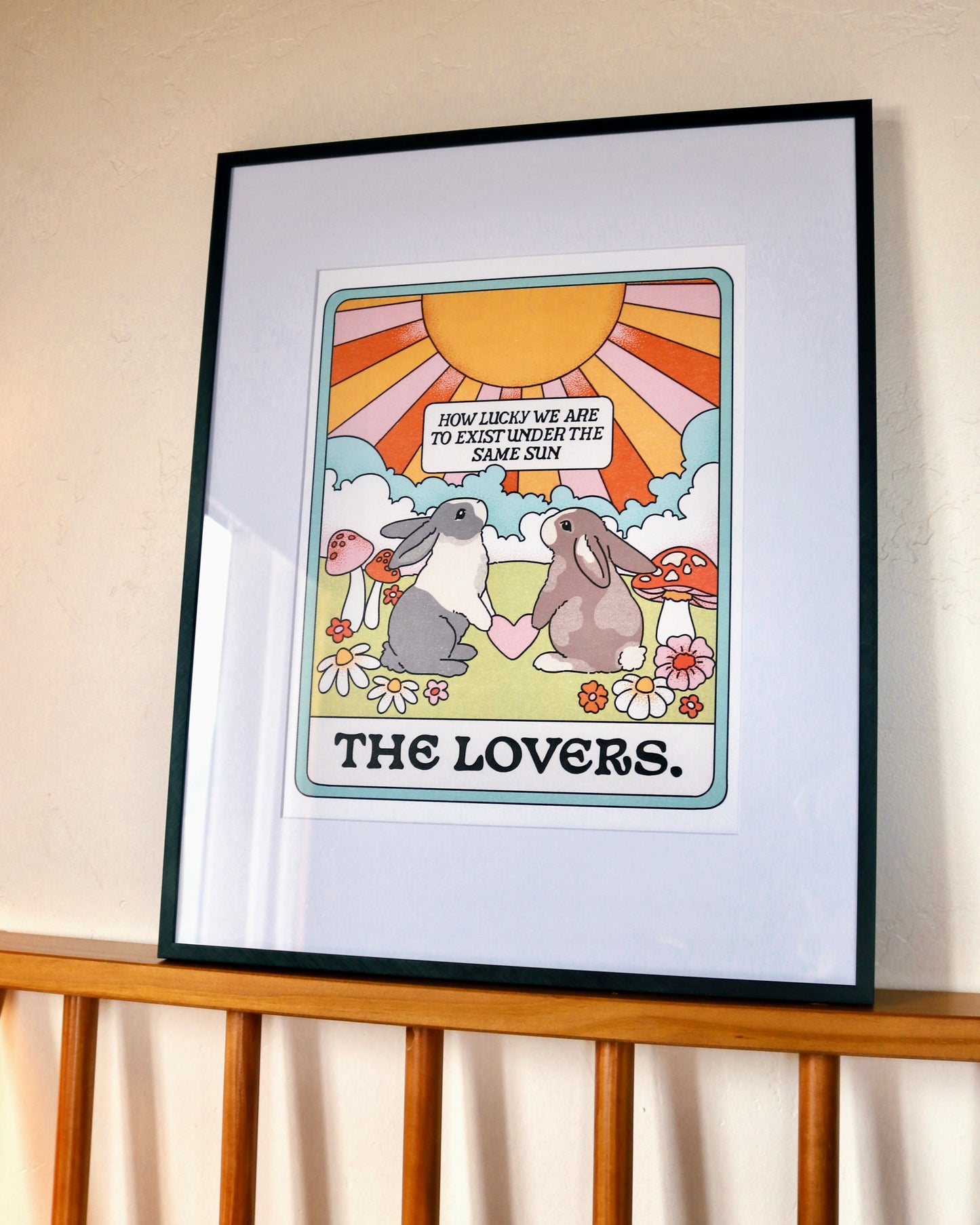 the lovers card 11"x14" art print