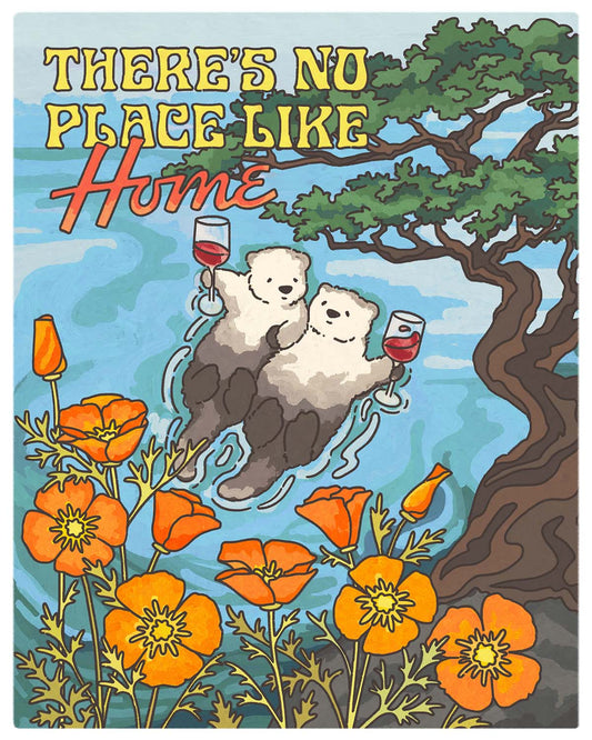 no place like home 11"x14" art print