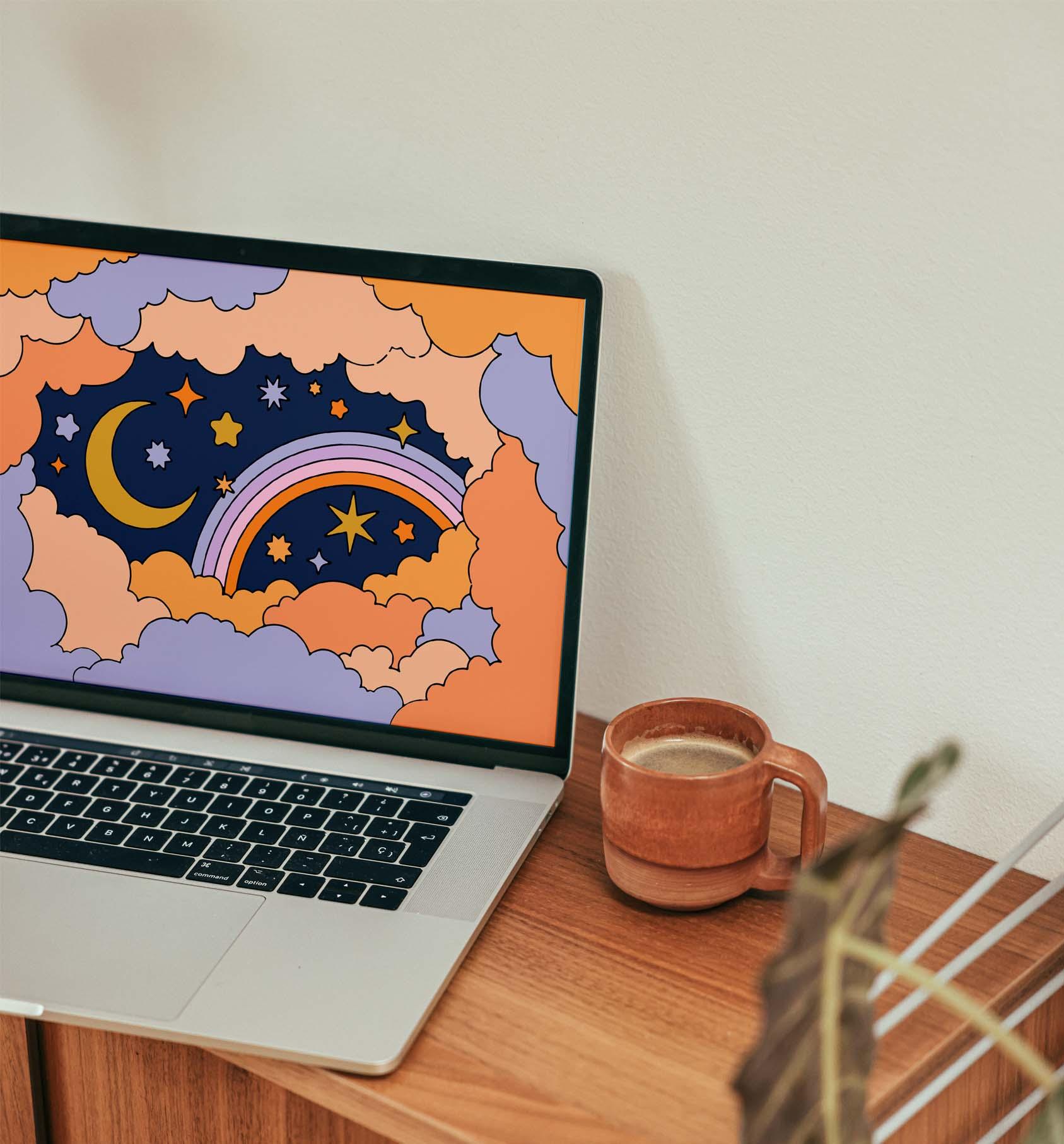 Starry Sky Desktop Wallpaper - Exquisite Paradox