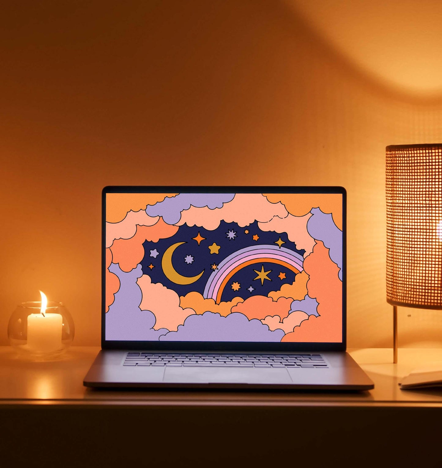 Starry Sky Desktop Wallpaper - Exquisite Paradox