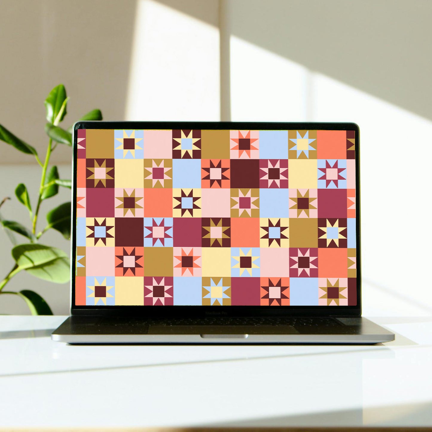 cozy patchwork desktop wallpaper