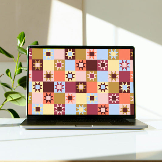 cozy patchwork desktop wallpaper