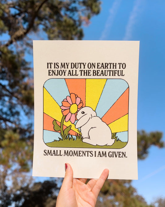 Small Moments 8.5x11 Art Print - Exquisite Paradox